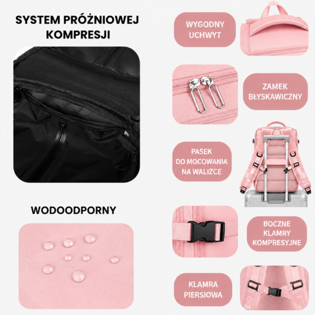 ARVIELLE™ Kompresyjny plecak podróżny